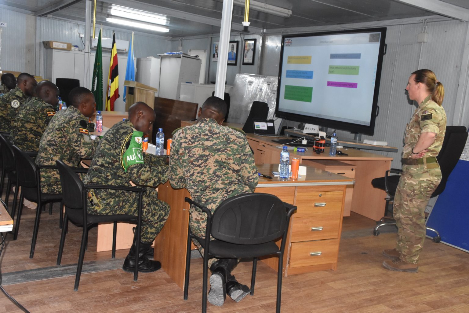 UPDF Officers Complete UK-Led Human Security Training in Somalia
