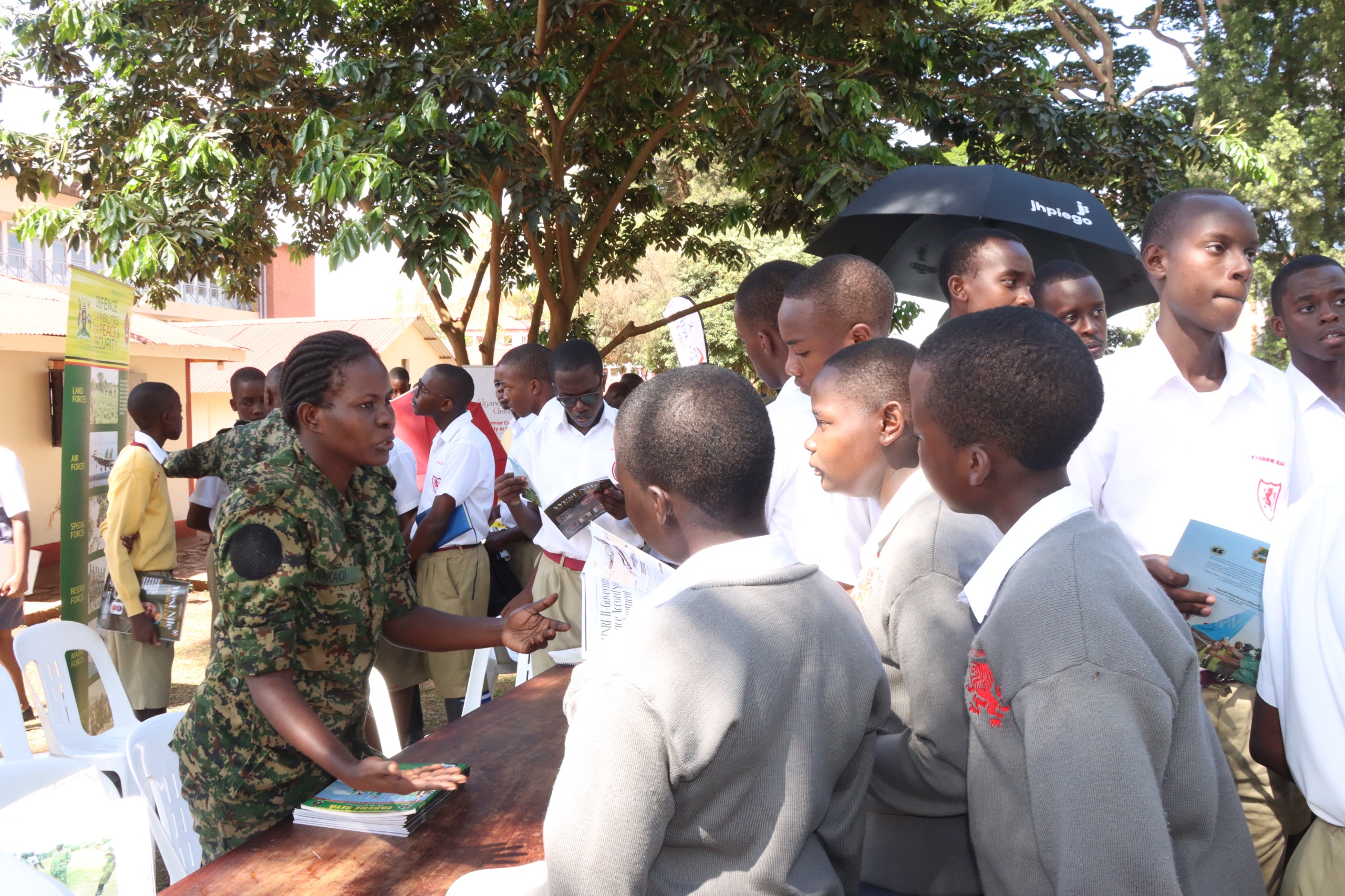 UPDF Promotes Patriotism at Kings College Budo Career Day