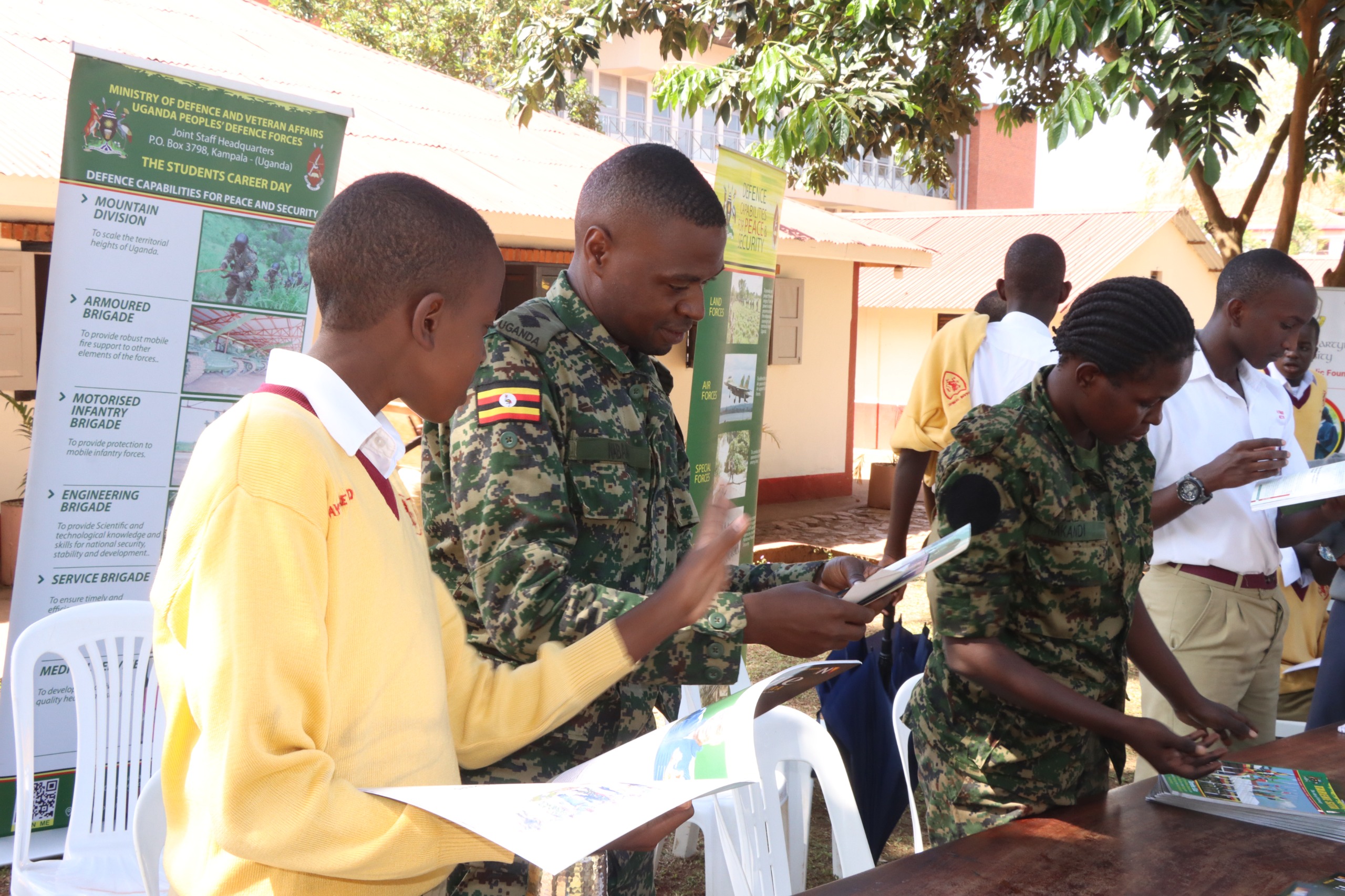 UPDF Promotes Patriotism at Kings College Budo Career Day
