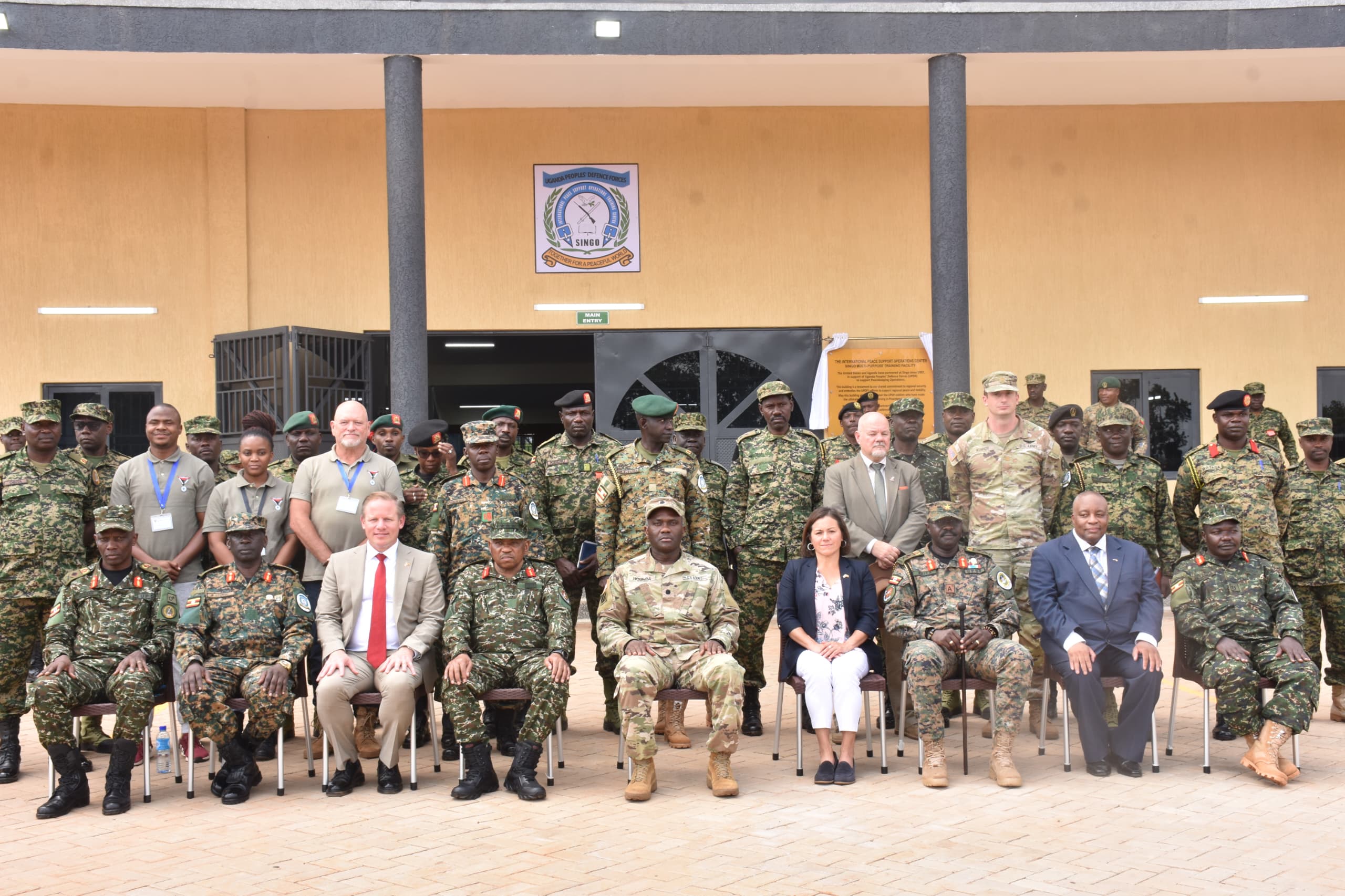 UPDF Unveils U.S. Funded Auditorium at Singo Peace‑Support Academy in Nakasongola