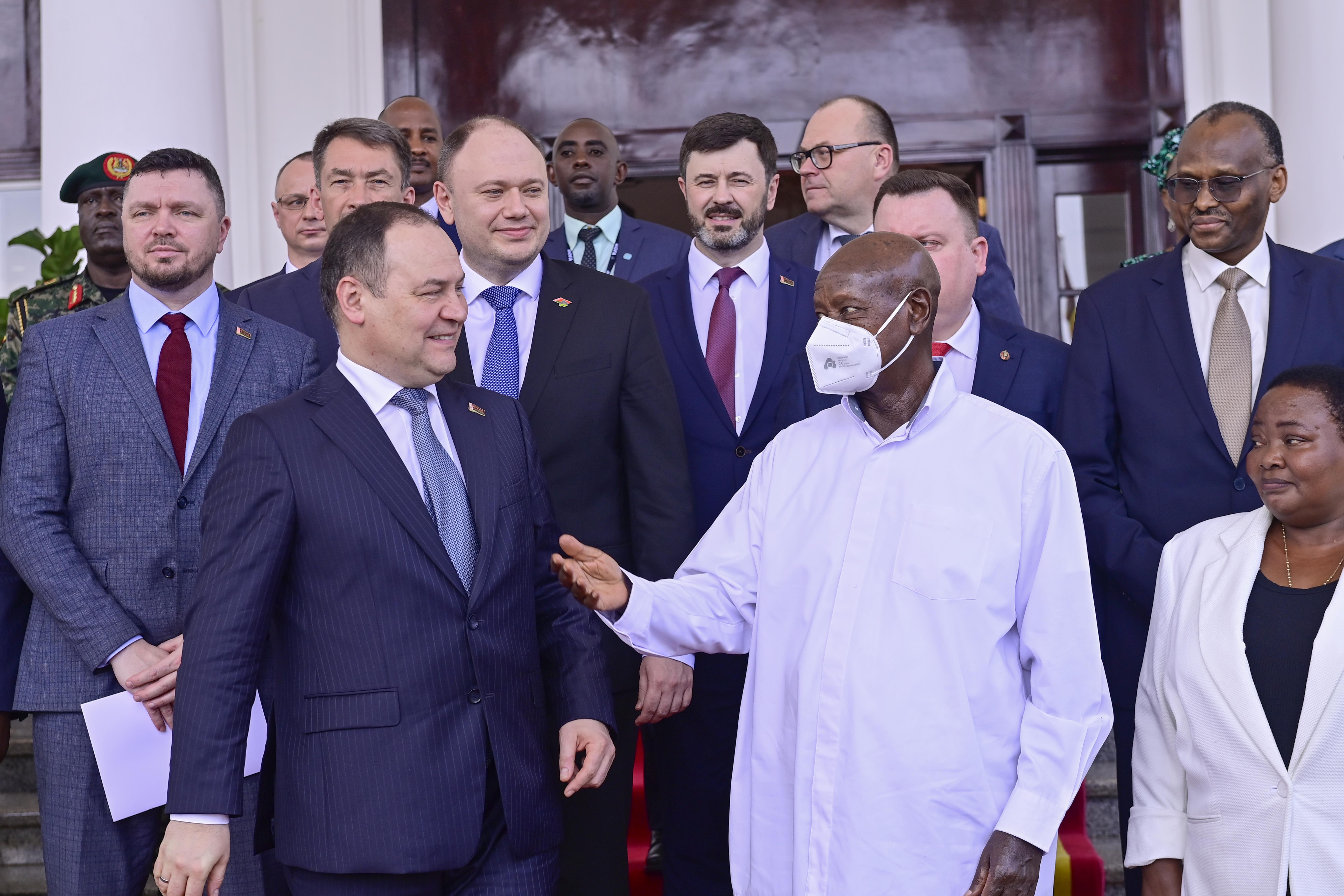 Uganda, Belarus Sign Cooperation Agreements as Museveni Hosts Prime Minister Golovchenko